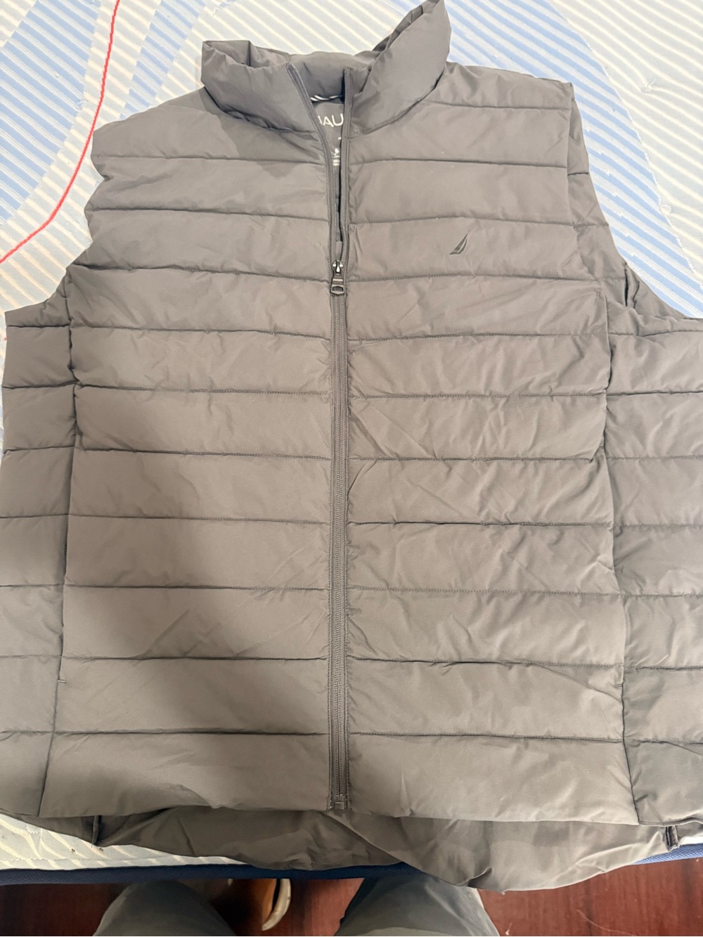 Nautica Kids Gray Quilted Puffer Vest
